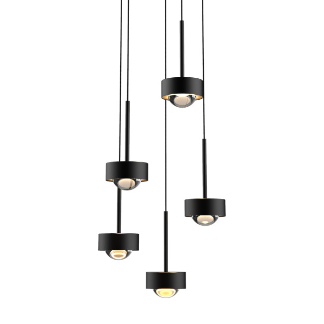 Каскадная люстра Delight Collection MD2826-5A black Каскадная люстра Delight Collection MD2826-5A black