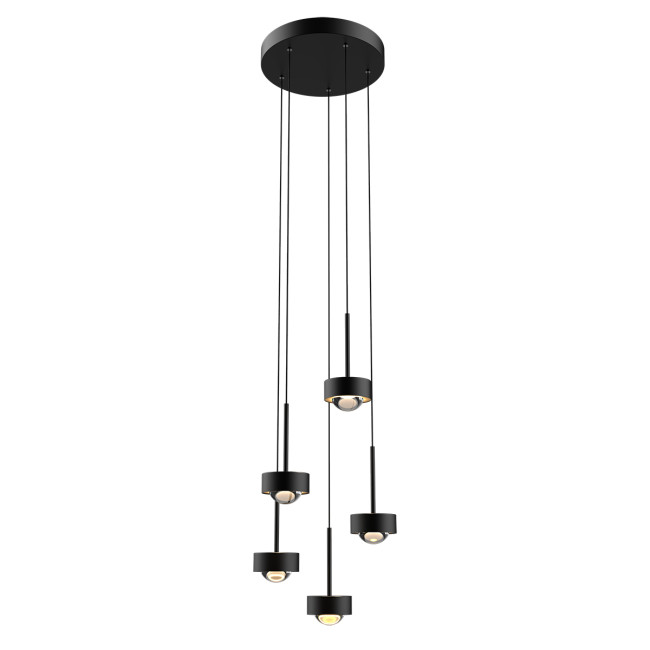 Каскадная люстра Delight Collection MD2826-5A black Каскадная люстра Delight Collection MD2826-5A black