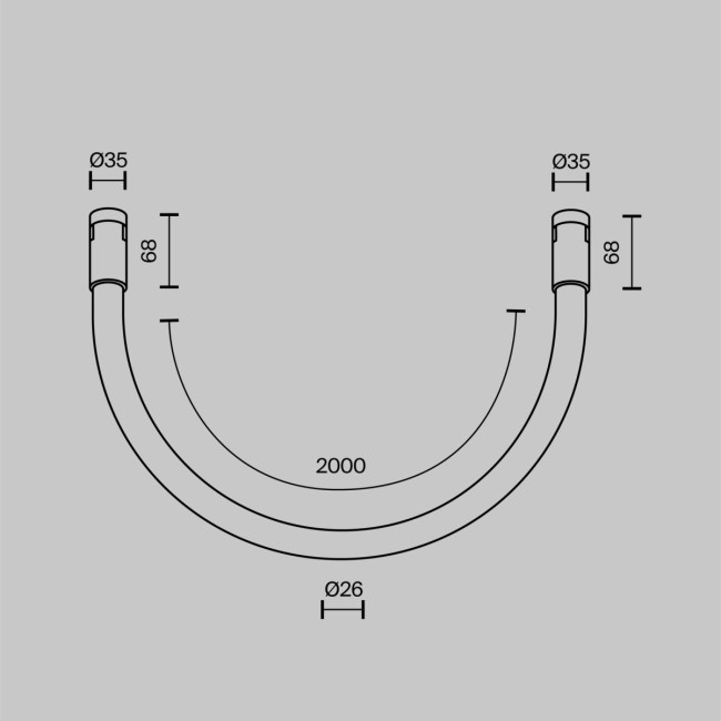 Трековый магнитный светильник Maytoni Technical Tau Flarity TR154-1-27W4K-B Трековый магнитный светильник Maytoni Technical Tau Flarity TR154-1-27W4K-B