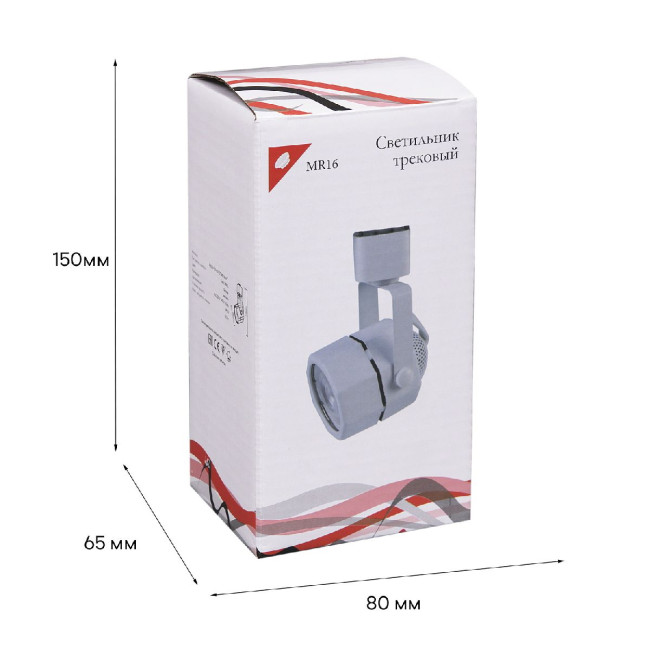 Трековый однофазный светильник Reluce 16021-9.3-001CT MR16 WT Трековый однофазный светильник Reluce 16021-9.3-001CT MR16 WT