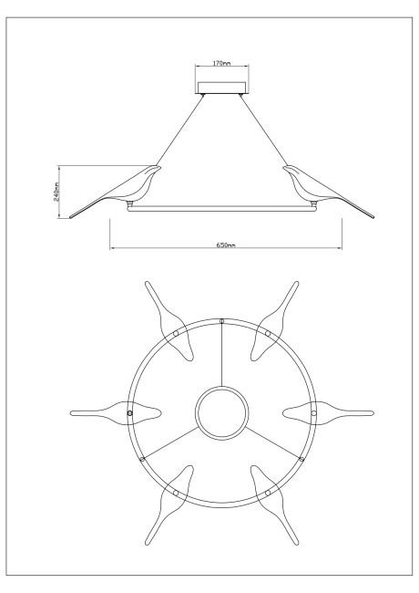 Подвесная люстра Divinare Summer 1188/06 LM-42 Подвесная люстра Divinare Summer 1188/06 LM-42