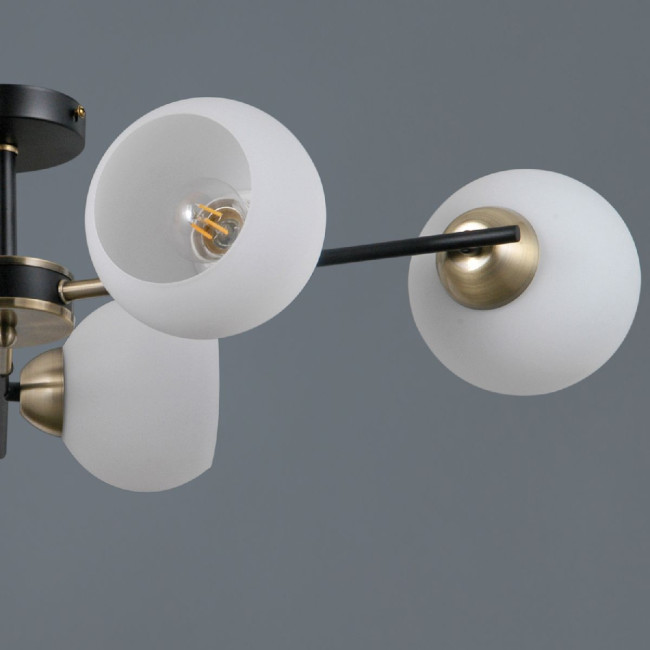 Люстра на штанге Illumico IL0469-6CSQ-24 BK AB LIBRA Люстра на штанге Illumico IL0469-6CSQ-24 BK AB LIBRA