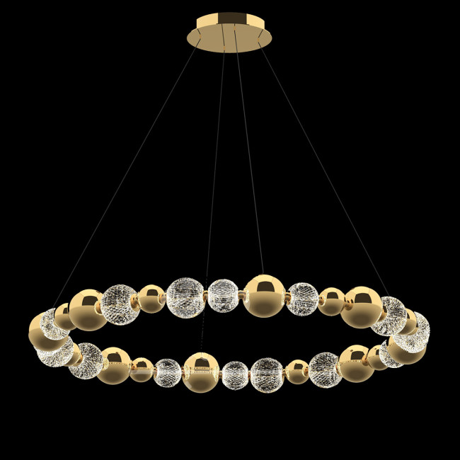Подвесной светильник DeLight Collection Elliot Diamante MD21001002-1F gold Подвесной светильник DeLight Collection Elliot Diamante MD21001002-1F gold