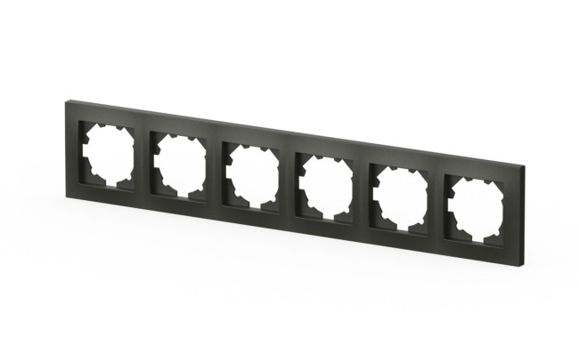 Рамка шестиместная ELBI Vega 510-011100-252 Рамка шестиместная ELBI Vega 510-011100-252