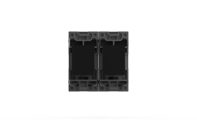 Розетка компьютерная двухместная (Cat 6) ELBI Moda Vox 611-041032-248 Розетка компьютерная двухместная (Cat 6) ELBI Moda Vox 611-041032-248