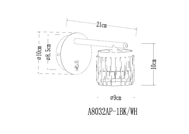 Спот Arte Lamp Atria A8032AP-1WH Спот Arte Lamp Atria A8032AP-1WH
