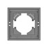 Рамка пластиковая на 1 пост Arlight FRM-TENDO-PL-1-GR 053837 Рамка пластиковая на 1 пост Arlight FRM-TENDO-PL-1-GR 053837