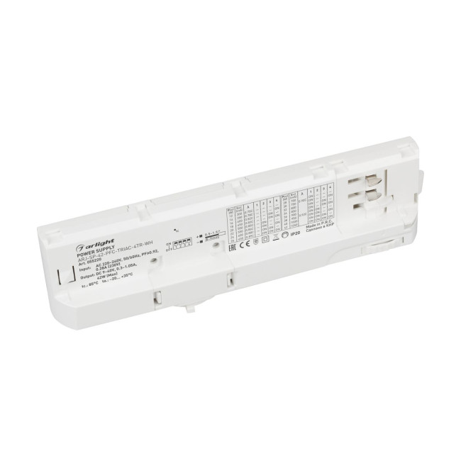 Блок питания для трековых систем Arlight ARJ-SP-42-PFC-TRIAC-4TR-WH (42W, 9-40V, 0.3-1.05A) (IP20 Пластик) 055220 Блок питания для трековых систем Arlight ARJ-SP-42-PFC-TRIAC-4TR-WH (42W, 9-40V, 0.3-1.05A) (IP20 Пластик) 055220