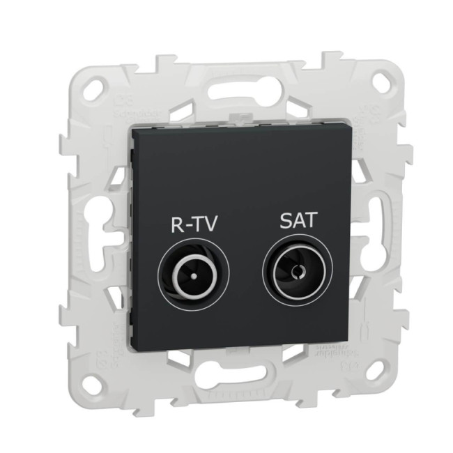 Розетка R-TV/SAT одиночная Schneider Electric Unica New NU545454 Розетка R-TV/SAT одиночная Schneider Electric Unica New NU545454