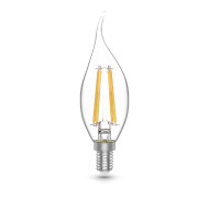Лампа светодиодная Gauss Basic Filament E14 5,5W 4100K 1041126T Лампа светодиодная Gauss Basic Filament E14 5,5W 4100K 1041126T