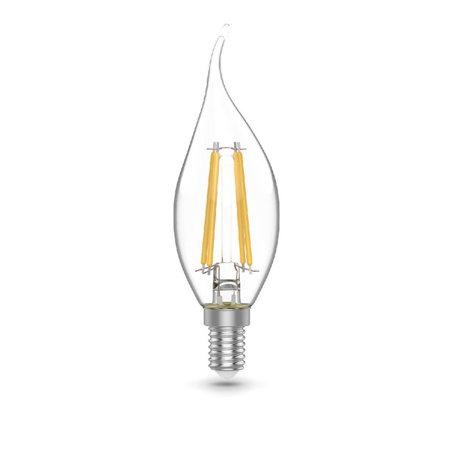 Лампа светодиодная Gauss Basic Filament E14 5,5W 4100K 1041126T Лампа светодиодная Gauss Basic Filament E14 5,5W 4100K 1041126T