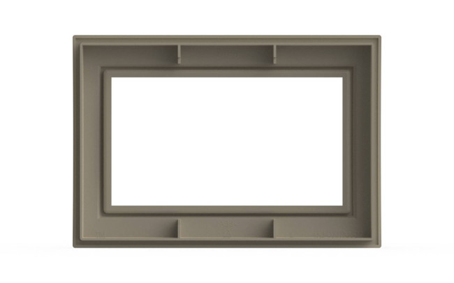 Рамка для двухместной розетки с заземлением ELBI Zena 608-010300-907 Рамка для двухместной розетки с заземлением ELBI Zena 608-010300-907