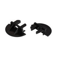 Заглушка Arlight для MIC-FS-R черная с отверстием 047224