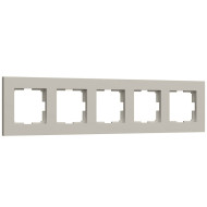 Рамка на 5 постов Werkel Slab (дымчатый софт) W0052917 4690389218477 a071630