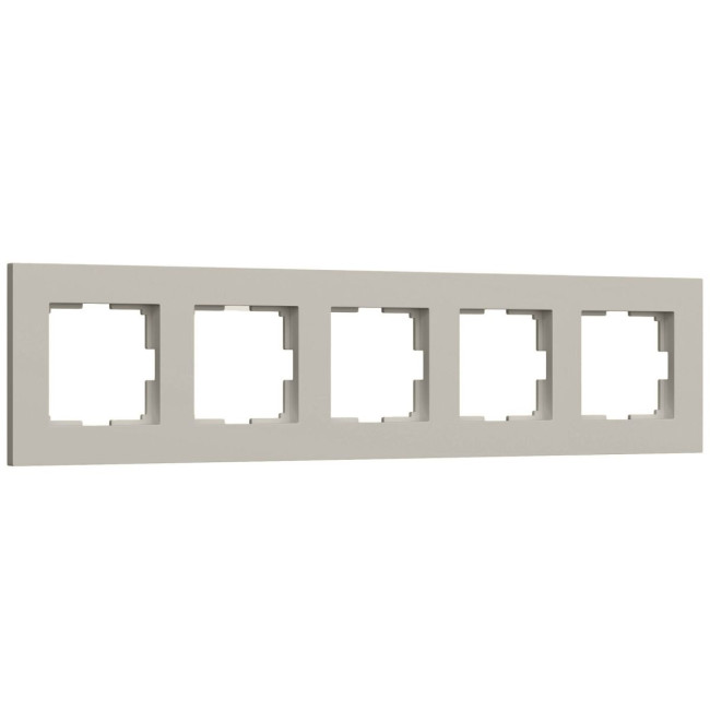 Рамка на 5 постов Werkel Slab (дымчатый софт) W0052917 4690389218477 a071630 Рамка на 5 постов Werkel Slab (дымчатый софт) W0052917 4690389218477 a071630