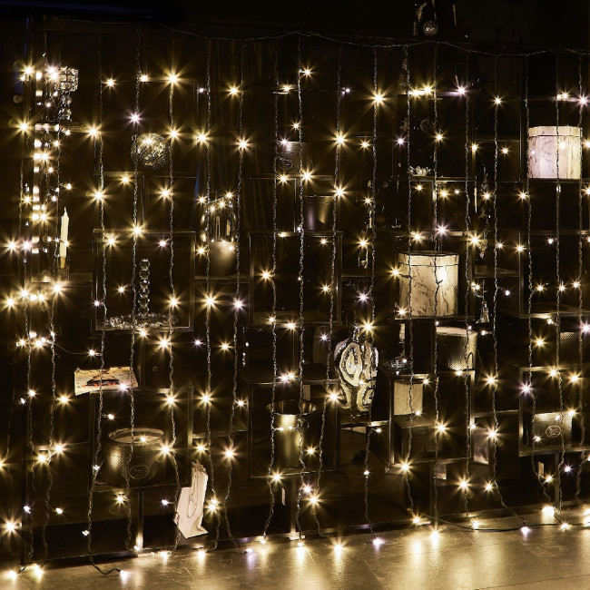 Уличная гирлянда Uniel ULD-C3020-384/TBK WARM WHITE IP67 UL-00010940