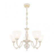 Подвесная люстра Arte Milano 347837/5 WT+G Подвесная люстра Arte Milano 347837/5 WT+G