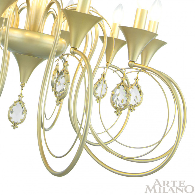 Подвесная люстра Arte Milano 349920/10 CG Подвесная люстра Arte Milano 349920/10 CG