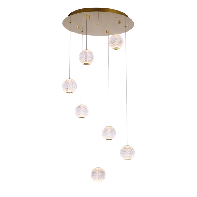 Подвесной светильник Delight Collection MD20001012 MD20001012-7A gold Подвесной светильник Delight Collection MD20001012 MD20001012-7A gold