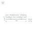 Экран линзованный Arlight SL-LINE-W20-30deg-540 041791 Экран линзованный Arlight SL-LINE-W20-30deg-540 041791