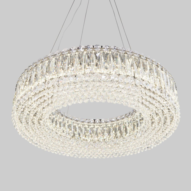 Подвесная люстра Eurosvet Iride 101007 LED хром a071458 Подвесная люстра Eurosvet Iride 101007 LED хром a071458
