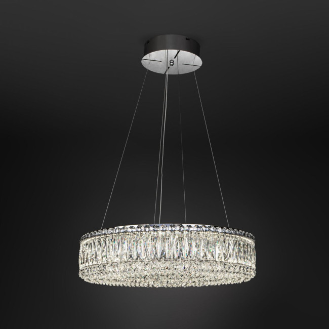 Подвесная люстра Eurosvet Iride 101007 LED хром a071458 Подвесная люстра Eurosvet Iride 101007 LED хром a071458
