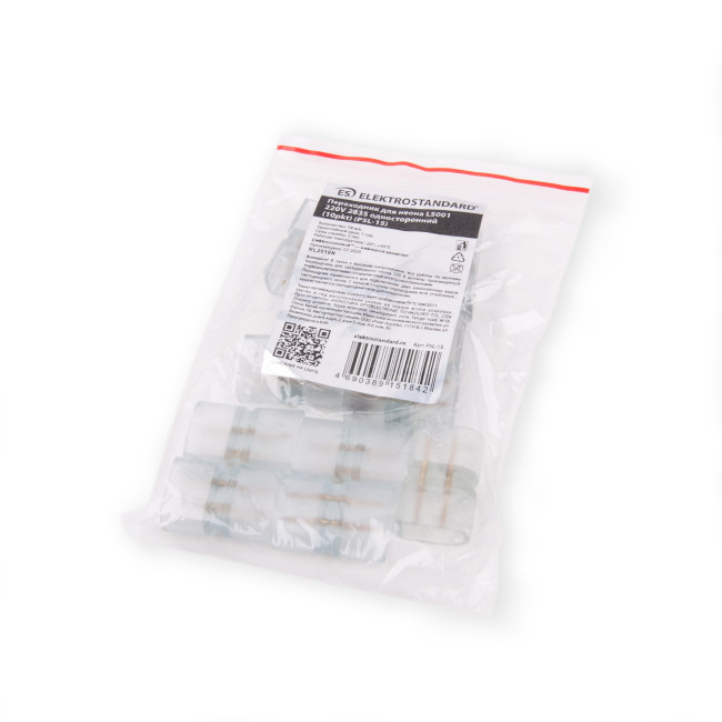 Переходник для одностороннего неона LS001 220V 2835 (10 шт) Elektrostandard 4690389151842 Переходник для одностороннего неона LS001 220V 2835 (10 шт) Elektrostandard 4690389151842