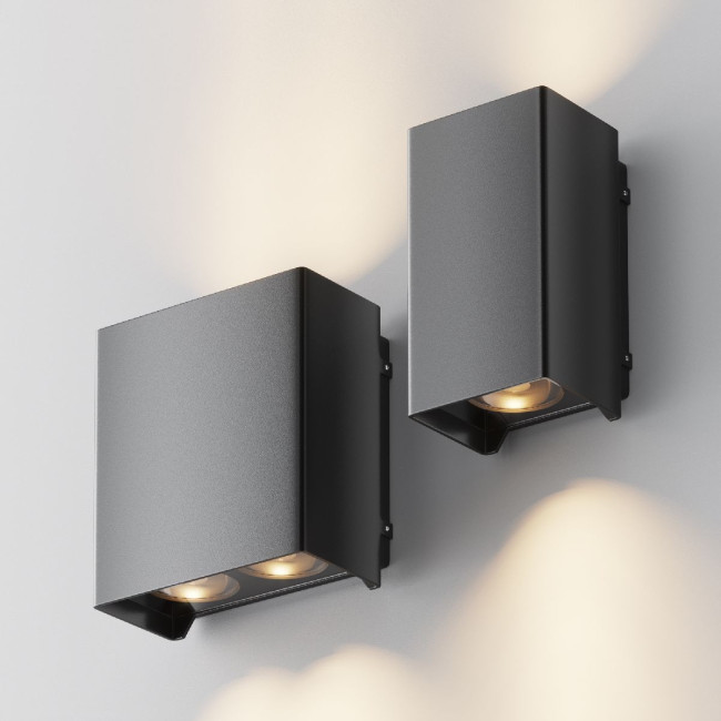 Уличный настенный светильник Maytoni Shell O570WL-L10B3K