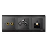 Центральная плата TV/FM Х2 Х3 Schneider Electric Merten System M MTN297514 Центральная плата TV/FM Х2 Х3 Schneider Electric Merten System M MTN297514