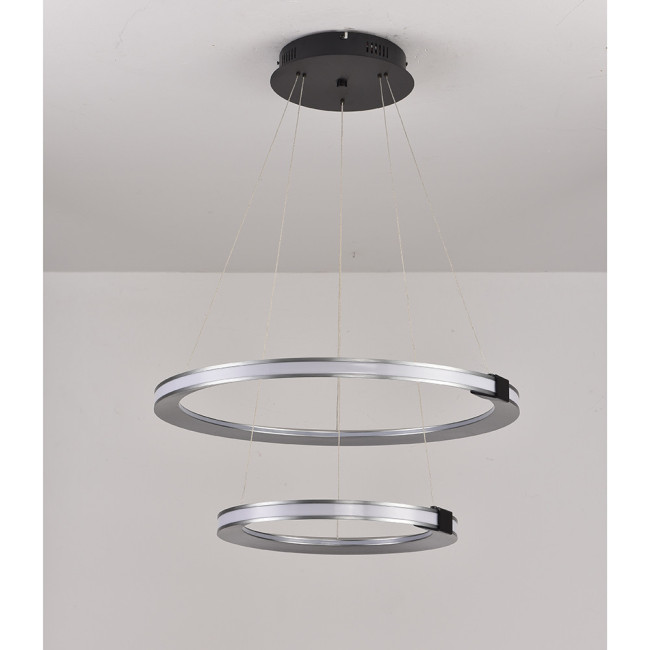 Подвесная люстра iLedex Vision 9225-6+4SD GR+BK Подвесная люстра iLedex Vision 9225-6+4SD GR+BK