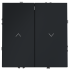 Выключатель встраиваемый Voltum S70 для жалюзи 10А, (графит) VLS020707 Выключатель встраиваемый Voltum S70 для жалюзи 10А, (графит) VLS020707