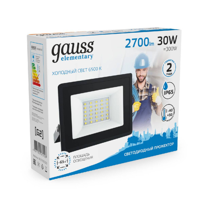 Прожектор светодиодный Gauss 30W 613100330 Прожектор светодиодный Gauss 30W 613100330