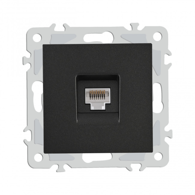 Розетка RJ45 Arte Milano 206.45-1.black Розетка RJ45 Arte Milano 206.45-1.black