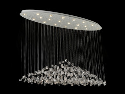 Потолочная люстра Newport 8230/140 С oval white clear М0071679 Потолочная люстра Newport 8230/140 С oval white clear М0071679