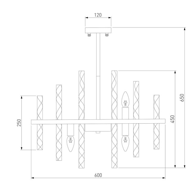 Люстра на штанге Bogates Hollis 367/9 Smart Люстра на штанге Bogates Hollis 367/9 Smart