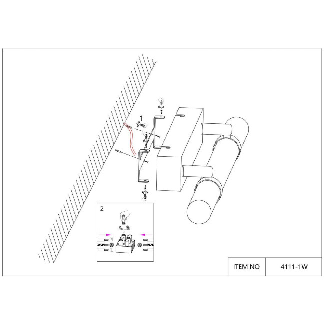Настенный светильник Favourite Cuero 4111-1W Настенный светильник Favourite Cuero 4111-1W
