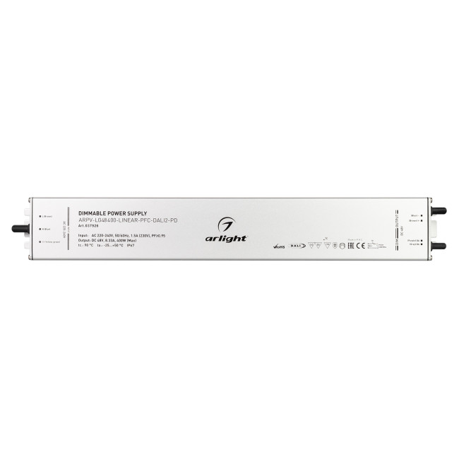 Блок питания Arlight ARPV-LG48400-LINEAR-PFC-DALI2-PD (48V, 8.3A, 400W) 037926 Блок питания Arlight ARPV-LG48400-LINEAR-PFC-DALI2-PD (48V, 8.3A, 400W) 037926