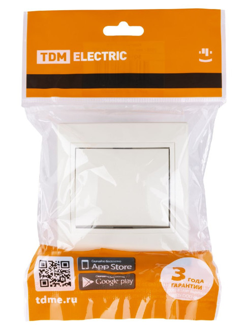 Выключатель одноклавишный Таймыр TDM Electric SQ1814-0101 Выключатель одноклавишный Таймыр TDM Electric SQ1814-0101