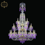 Подвесная люстра Art Classic 11.24.16+8+4.300.3d.XL-130.Gd.V7010