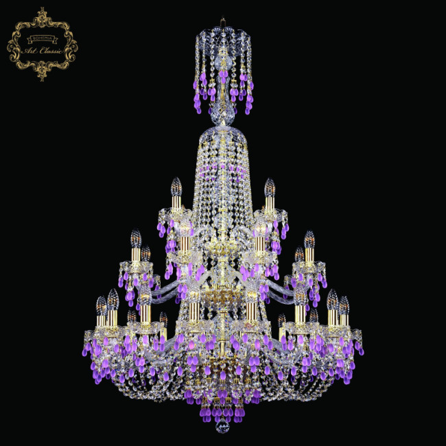 Подвесная люстра Art Classic 11.24.16+8+4.300.3d.XL-130.Gd.V7010 Подвесная люстра Art Classic 11.24.16+8+4.300.3d.XL-130.Gd.V7010