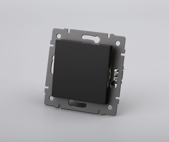 Механизм выключателя одноклавишный проходной Arlight SWT-MKP1-PL-BK-V (250V, 10A) 049872 Механизм выключателя одноклавишный проходной Arlight SWT-MKP1-PL-BK-V (250V, 10A) 049872