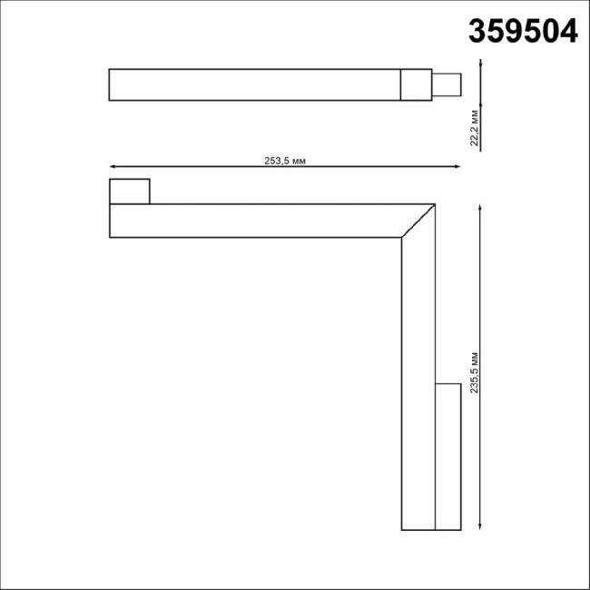 Трековый светильник Novotech Flum 359504 Трековый светильник Novotech Flum 359504
