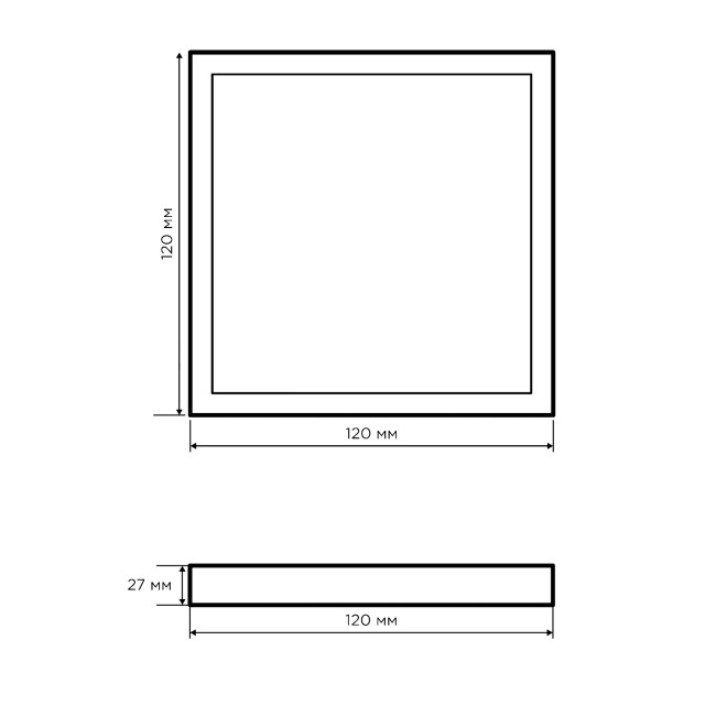Накладная светодиодная панель Apeyron 06-44
