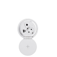 Блок розеток 51 (1 секция и 2 USB) Mebax 00-00000827