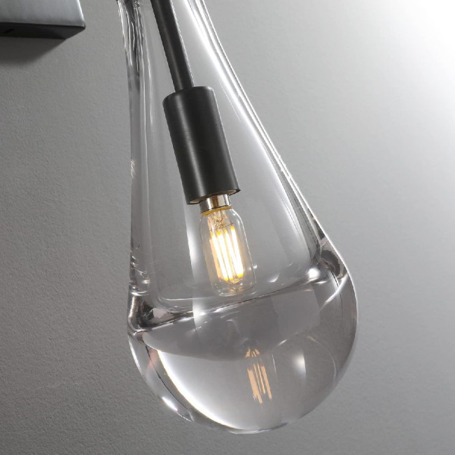 Бра DeLight Collection Raindrop MT9093-1W black brushed gold Бра DeLight Collection Raindrop MT9093-1W black brushed gold