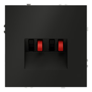 Розетка акустическая Voltum S70 VLS060308 (черный матовый)