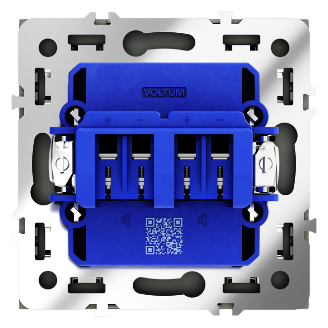 Розетка акустическая Voltum S70 VLS060308 (черный матовый)