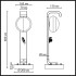 Ландшафтный светильник Odeon Light Nature Luma 5434/1F Ландшафтный светильник Odeon Light Nature Luma 5434/1F
