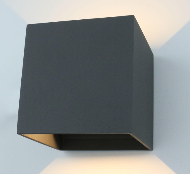 Уличный настенный светодиодный светильник Arte Lamp Rullo A1414AL-1GY Уличный настенный светодиодный светильник Arte Lamp Rullo A1414AL-1GY