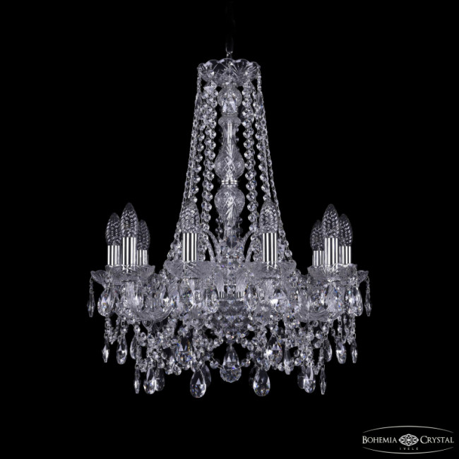 Подвесная люстра Bohemia Ivele Crystal 1411/10/160/h-64 Ni